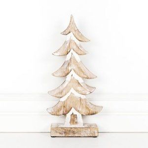 Mango wood Christmas tree decor